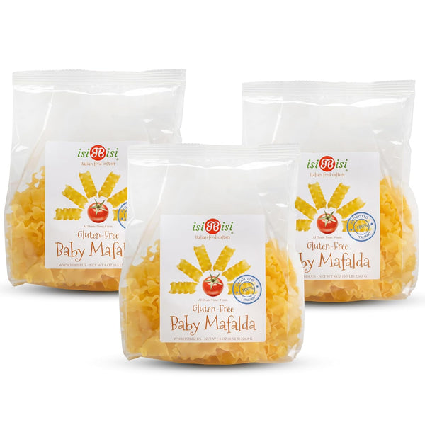 isiBisi Gluten-Free Baby Mafalda Pasta - Mini Lasagna Noodles Made With Corn