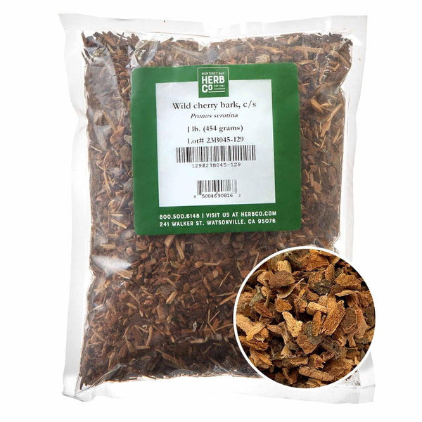Wild Cherry Bark, by Herb Co, Black Cherry, Mountain Black, Choke, Used