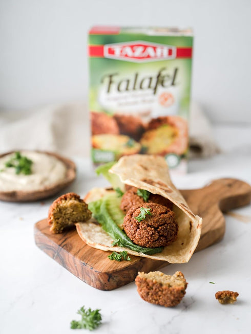 Tazah Falafel Mix, 7oz (200g), Delicious Vegetarian Crunch Patties Powder Mix
