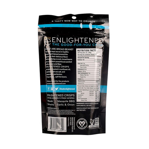Enlightened Plant Protein Bean Snacks, Sea Salt, 4.5 Oz