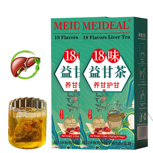 Daily Liver Tea, 18 Flavors Liver Tea with 18 Different Herbs for