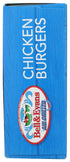 Bell & Evans Frozen 16 oz , Chicken Burger Patties (Raised without Antibiotics)
