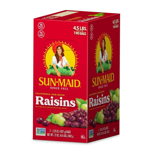 Sun-Maid California Sun Dried Raisins- Dried Fruit Snacks- Healthy Snacks of Kids