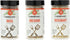 Farberware Pizza Spice Blend Set in Glass Jars (Basil, Oregano, Rosemary) with Removable Sifter Caps