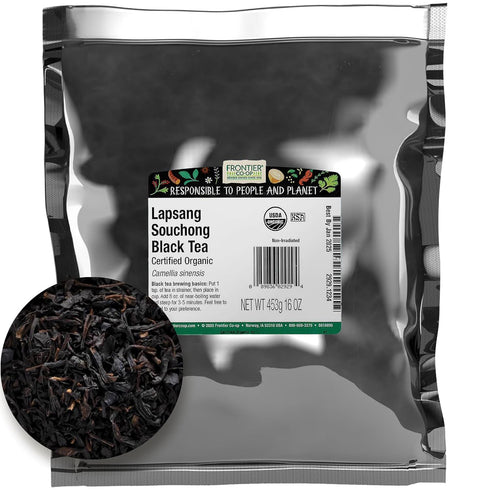 Frontier Natural Foods Products 2929 Lapsang Souchong Organic Tea, 16 Ounce