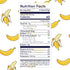 Ternio 7.76 oz 220 100% Premium Freeze Dried Bananas - / g - Natural, No Preservatives, Low Calorie Snack - A Sweet