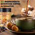 Egcina 7.05oz 11 100% Dried Mixed Mushroom Powder - Variety Chef's Blend for Coffee, Cooking, Ramen, Sauces & Soup