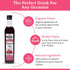 100% 16.9 Oz (pack 1) De La Rosa Organic Pomegranate Vinegar, Pure & Unfiltered, Vegan, Gluten Free & Kosher, Great