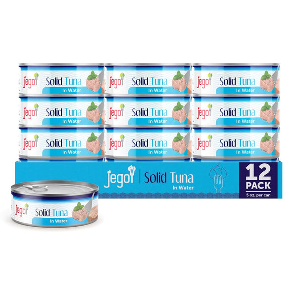 Jego Solid Tuna in Water | Wild Natural Catch Tuna | Keto