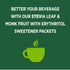 Whole Earth Sweetener Co. NATURE SWEET Stevia & Monk Fruit Sweetener, 40-Count Sugar Substitute