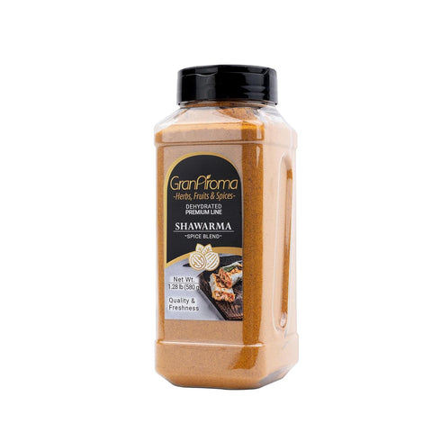 (1.28 GranAroma Shawarma Spice Blend, Aromatic & Savory, Exotic Flavor, Authentic Middle Eastern Cuisine Pound)