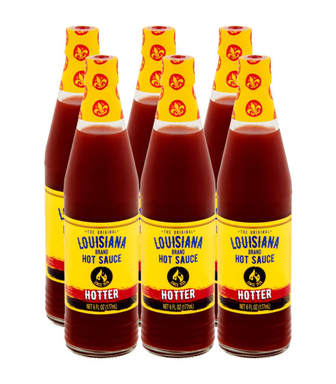 "LOUISIANA" Brand Louisiana Brand Hot Sauce, Hotter Hot Sauce (6 Fl Oz (Pack of