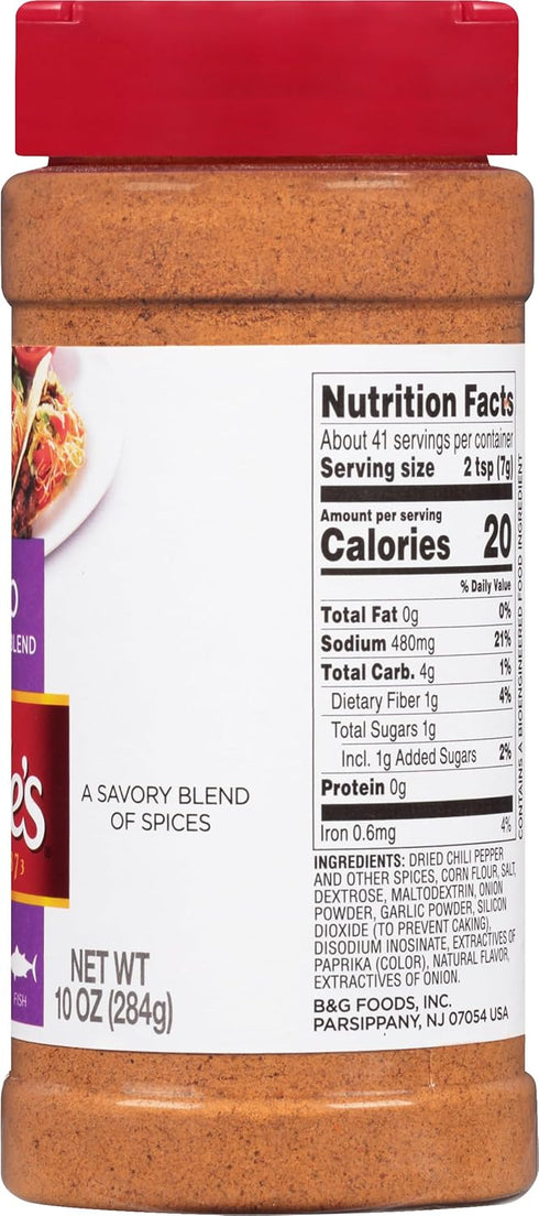 Tone's Taco Seasoning Blend, 10 Ounce