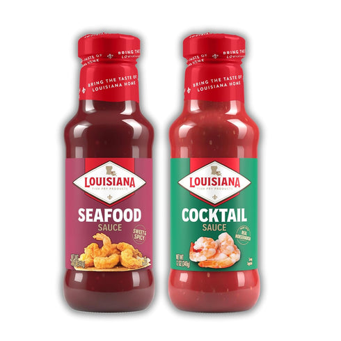 Louisiana Fish Fry Cocktail Sauce and Seafood Sauce Combo