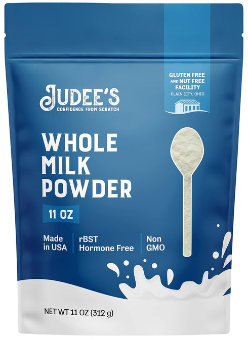 (11 oz), (11 oz), (11.25 oz) Judee's Camping Bundle: Whole Egg Powder Whole Milk Powder White Cheddar Cheese Powder