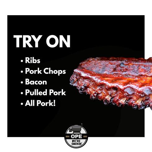 (10 oz) BBQ Rib Rub Seasoning All Natural Pork Rub for Ribs, Pulled Pork & Chops No MSG, Gluten Free Bold Smoky BBQ