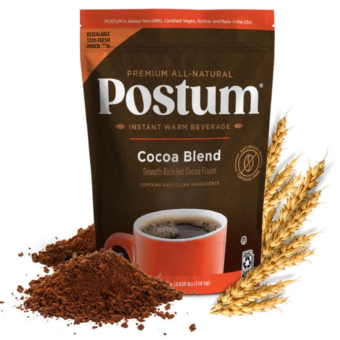 Postum Hot Cocoa Flavor Coffee Substitute (42oz) Coffee Alternative Caffeine Free with