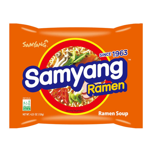 4.23 oz (Pack 5) Samyang Ramen Korean Noodle Soup