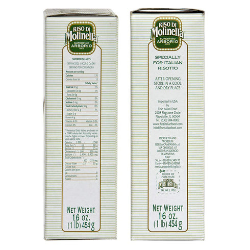 Molinella 16 oz Rice Arborio