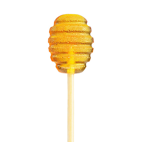 1.5-inch (16 Count (Pack 1), Sparko Sweets Honey Dipper Lollipops, Made in USA, No Artificial Ingredients, No Corn