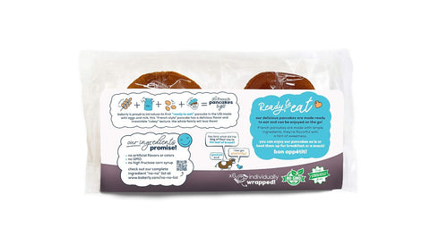 Pack 4, 6-Count (24 bakerly French Pancakes To Go! Non GMO, Free from Artificial Flavors & Colors, of Total Pancakes)
