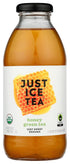 Eat The Change Just Ice Tea Organic Honey Green Tea, Kosher, 16 Fluid Ounces (Pack