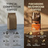 340g PureShrooms Mind & Body Ground Mushroom Coffee Focus, Energy & Mood Support Premium Arabica with Organic Lions