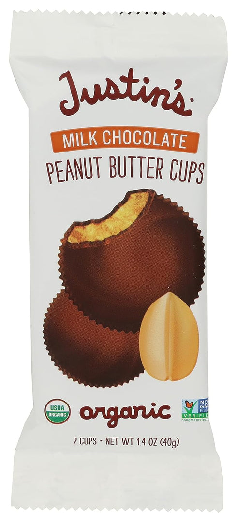 Justin's Nut Butter Organic Milk Chocolate Peanut Butter Cups - 1.4 oz