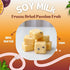 (3-Pack, 1.76 oz Juju-Oops Freeze-Dried Passion Fruit Mylk Crunch Vegan Soy Milk Fruit Bites with Real Fruit Pieces |