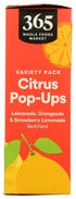 365 by Whole Foods Market 3 oz, 6 (Frozen) , Citrus Pop-Ups, fl ct