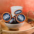 96 Fresh Roasted Coffee, Seriously Dark Decaf Artisan Blend, Kosher | Pods for K Cup Brewers