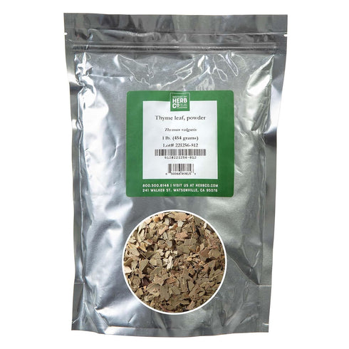 Thyme Powder, by Herb Co, Thymus Vulgaris, from Morocco, Kosher, for Cooking,