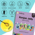 10 Pack Pack, 10 Hethstia Konjac Noodle Angel Hair and Konjac Jelly Variety Pouches Drinkable Jelly Blueberry, Peach