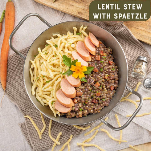 (17.6oz, Pack 4) Bechtle Spaetzle Farmer Style Egg Noodles - Traditional German Pasta, Authentic Imported from Germany