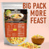 Oryvox 100% 14oz Dried Ramen Toppings-Dehydrated Vegetables & Seafood Mix Instant Ramen Toppings Natural, Resealable