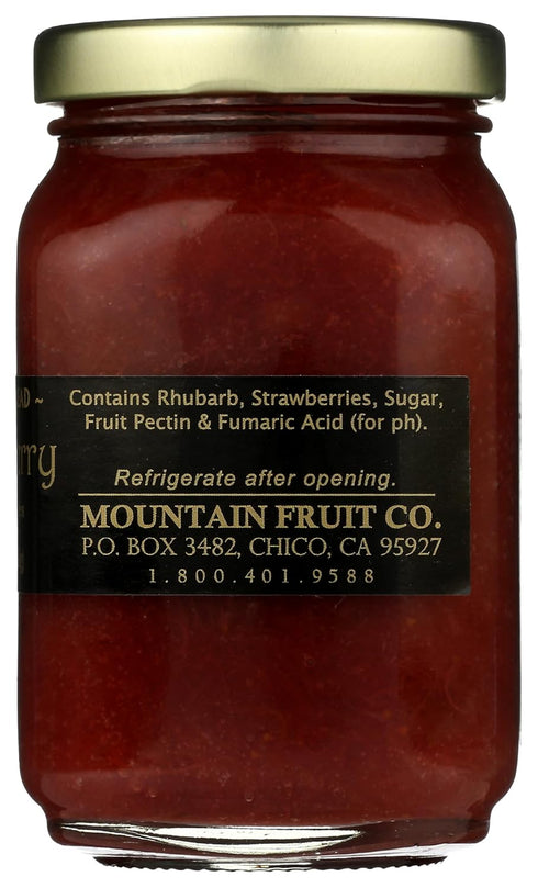 Mountain Fruit Co. 9.5 OZ MOUNTAIN FRUIT COMPANY Rhubarb Berry Jam