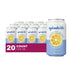 Spindrift 20- Pack of Lemon Sparkling Water & Real Squeezed Fruit 12