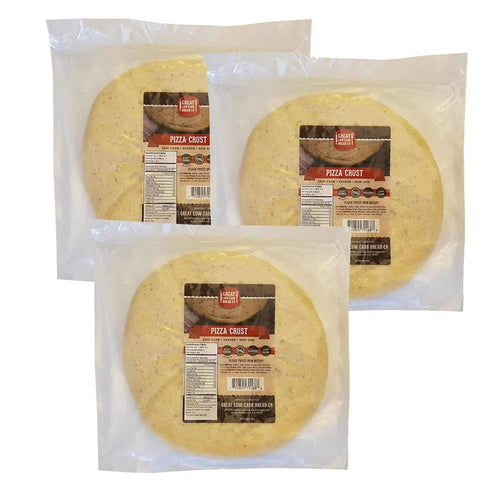Great Low Carb Bread Company Low Carb Pizza Crust, 8 oz., (3 Pack)