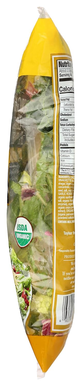 Taylor Farms 8.8 , Organic Lemon Parmesan Chopped Kit, Ounce