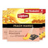 Lipton Black Tea Peach Mango, Pyramid Tea Bags, Flavored Teabags for a
