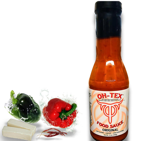 Oh-Tex Food Sauce 12 oz Original - All-Purpose Gourmet Cooking and Dipping Sauce - Bold Flavor for Meats Veggies Rice