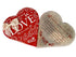 2 Pack Anna and Sarah Premium Mixed Nuts Large Size Heart Shaped Gift Basket, Walnut-Almond-Cashew-Oregon