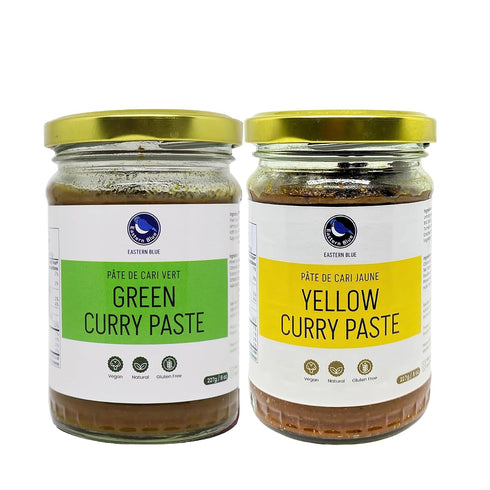 Eastern Blue Thai Curry Paste - Thai Green Curry Paste & Thai Yellow Curry