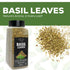5.30 oz Fresh Finest Basil Leaves Spice Dried Sweet Basil for Cooking, Non-GMO, Gluten-Free