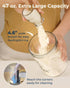 47 oz Lorzon Sourdough Starter Jar Kit - Large Wide Mouth Bread Starter Jar with Feeding Tracking Band, Silicone