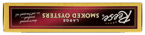 3.7 oz Reese Large Smoked Oysters