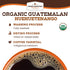 3rd 12 oz Fresh Roasted Coffee, Organic Guatemala | Single Origin, USDA Organic, Mold & Myco Party Tested, Kosher |