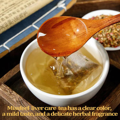 Miss feel (90 bags-3Boxes) Daily Liver Care Tea, Natural LiverTea for Health, Chinese HerbalTeas, Organic LiversCleanse