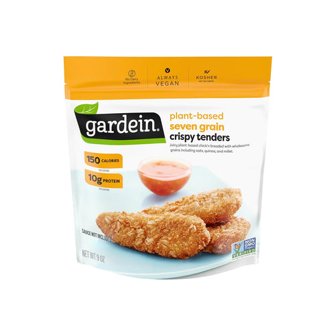 Gardein Plant-Based Seven Grain Crispy Tenders, Vegan, Frozen Meat Alternative, 9 oz.