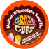 100 22 Count Crazy Cups Caffeinated Hot Chocolate, Molten Chocolate Souffle Pods For Keurig K Cups Machines, Mg